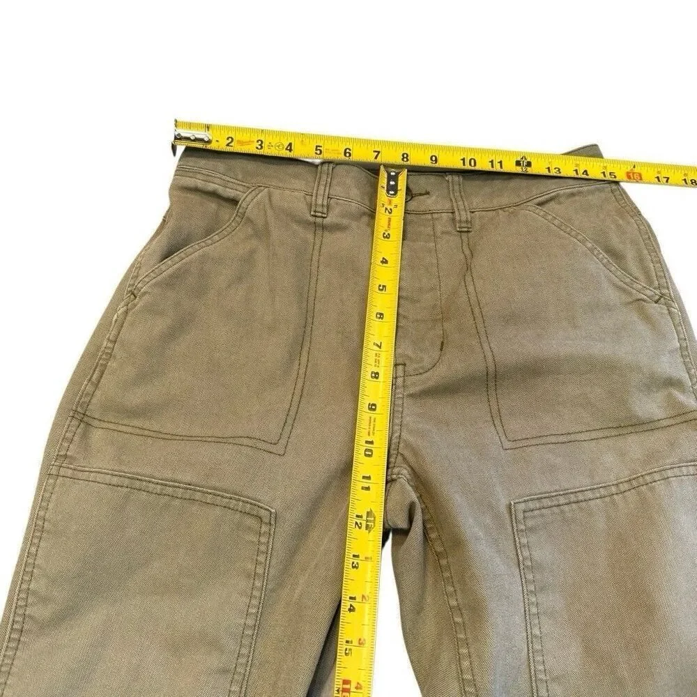REI Co-Op Trailsmith Pants Canvas Double Knee Reinforced Size 8 Hiking Workwear